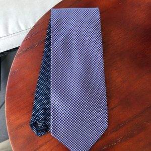 Tommy Hilfiger EUC Purple & Navy 100% Silk Tie